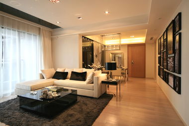 现代简约二居室124平米6.3万 保利叶语装修案例 上海房天下家居装修网